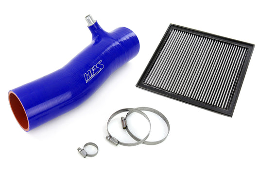 HPS Blue Silicone Air Intake Kit with Drop in Air Filter, fits Toyota 2016-2022 Tacoma 3.5L V6 equipped with Standard Air Intake Box, 827-725BL