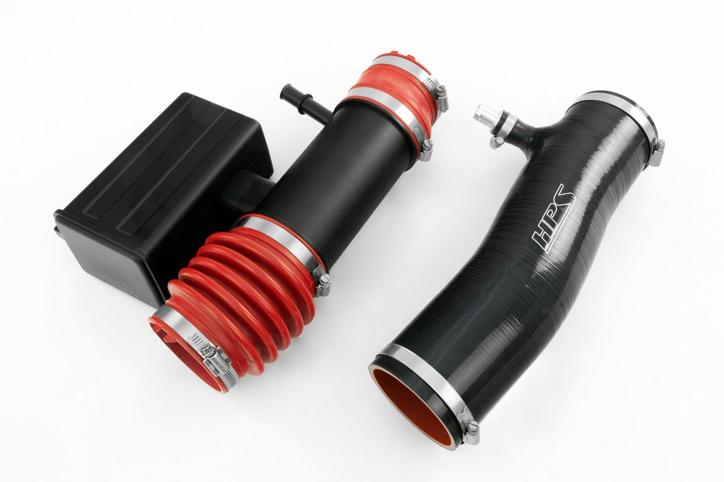 HPS Red Silicone Air Intake Kit with Drop in Air Filter, fits Toyota 2016-2022 Tacoma 3.5L V6 equipped with TRD Performance Intake - Part # PTR03-35160, 827-723R