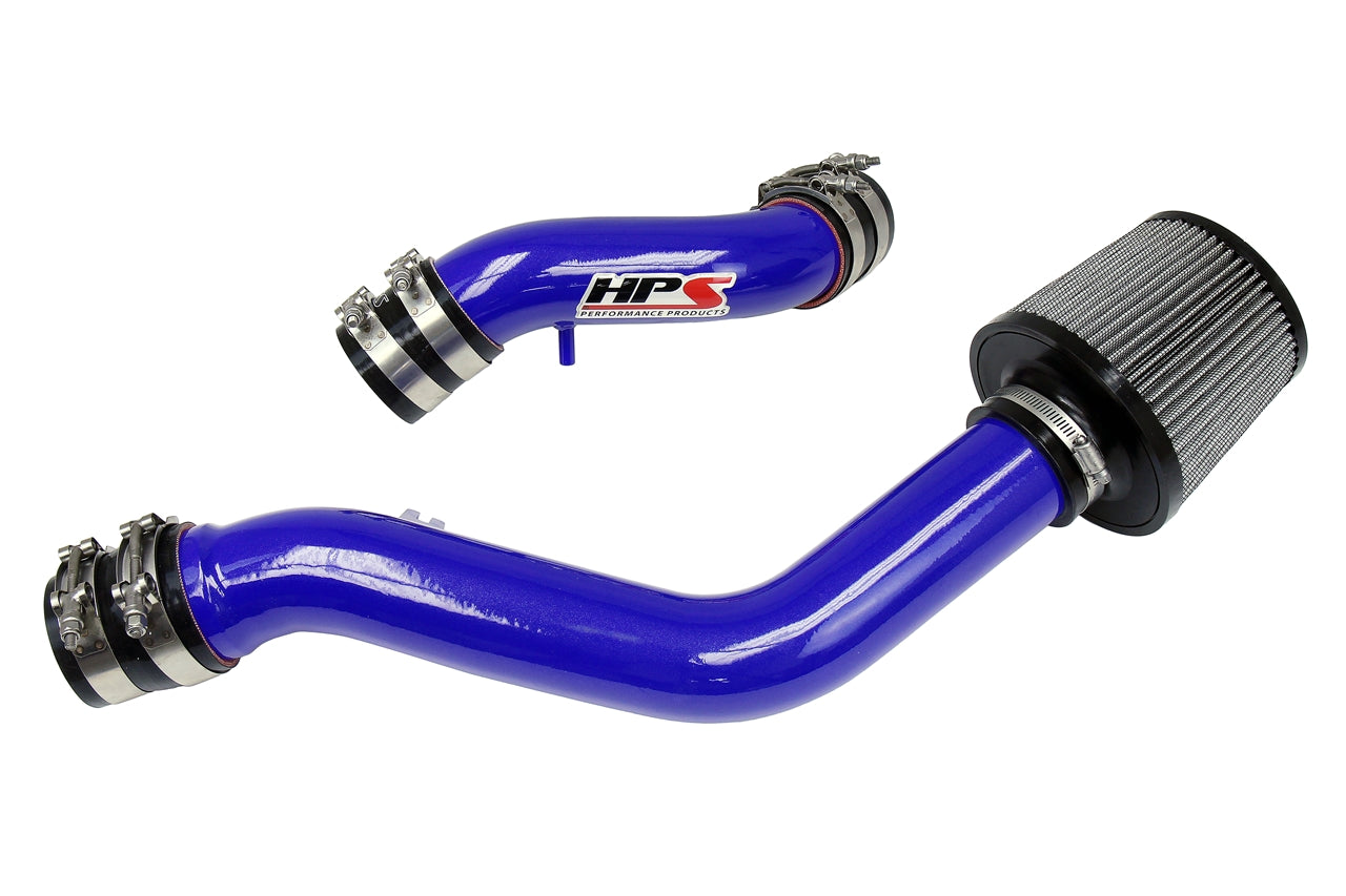 HPS Cold Air Intake Kit, Blue, 2004-2008 Hyundai Tiburon 2.0L with MAF Sensor, 837-142BL