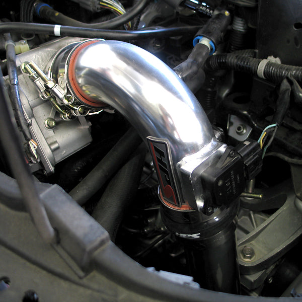HPS Cold Air Intake Kit, Blue, 2006-2007 Mazda Mazda5 2.3L Non Turbo, Converts to Shortram, 837-165BL