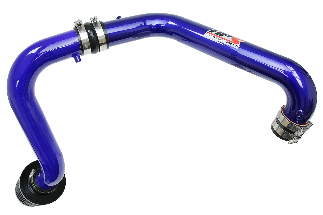 HPS Cold Air Intake Kit, Blue, 1996-2000 Honda Civic CX DX LX, Converts to Shortram, 837-408BL