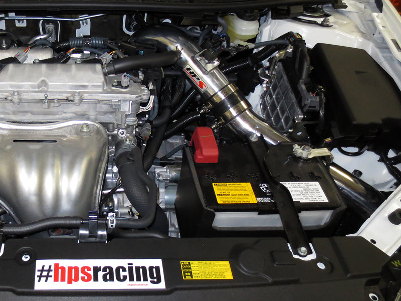 HPS Cold Air Intake Kit, Polished, 2011-2016 Scion tC 2.5L, Converts to Shortram, 837-508P
