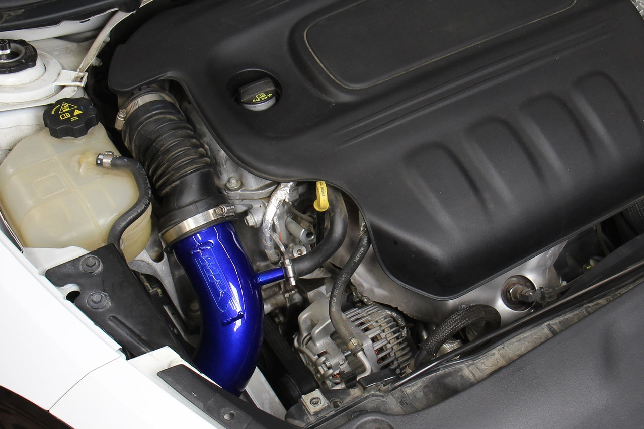 HPS Cold Air Intake Kit, Blue, 2013-2016 Dodge Dart 2.4L Non Turbo, 837-571BL
