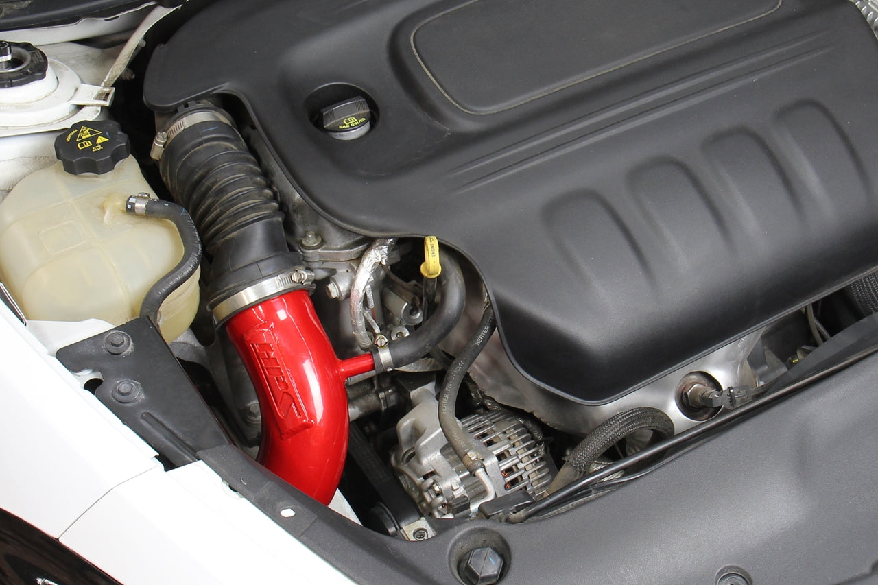 HPS Cold Air Intake Kit, Red, 2013-2016 Dodge Dart 2.4L Non Turbo, 837-571R