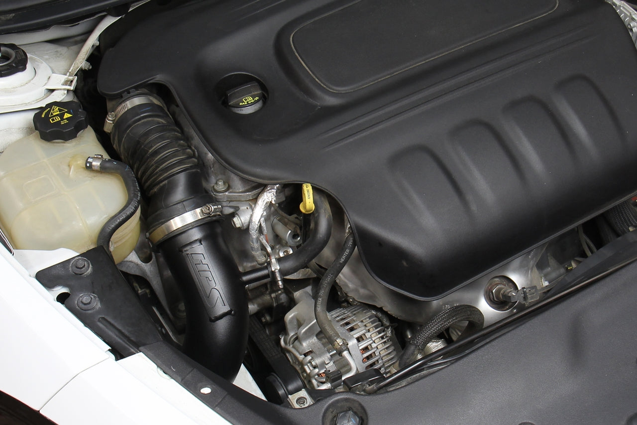 HPS Cold Air Intake Kit, Black, 2013-2016 Dodge Dart 2.4L Non Turbo, 837-571WB