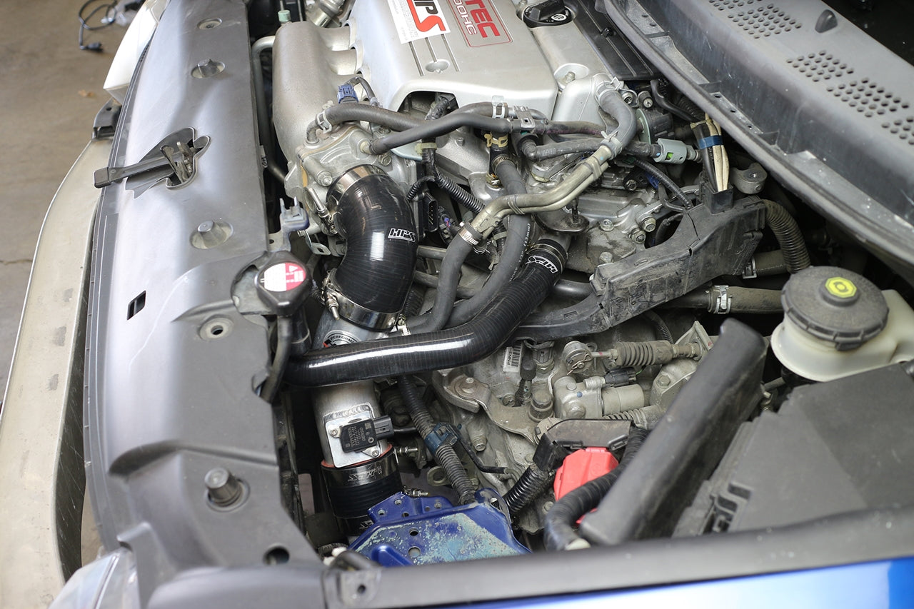 HPS Cold Air Intake Kit, Blue, 2006-2011 Honda Civic Si 2.0L, 837-598BL
