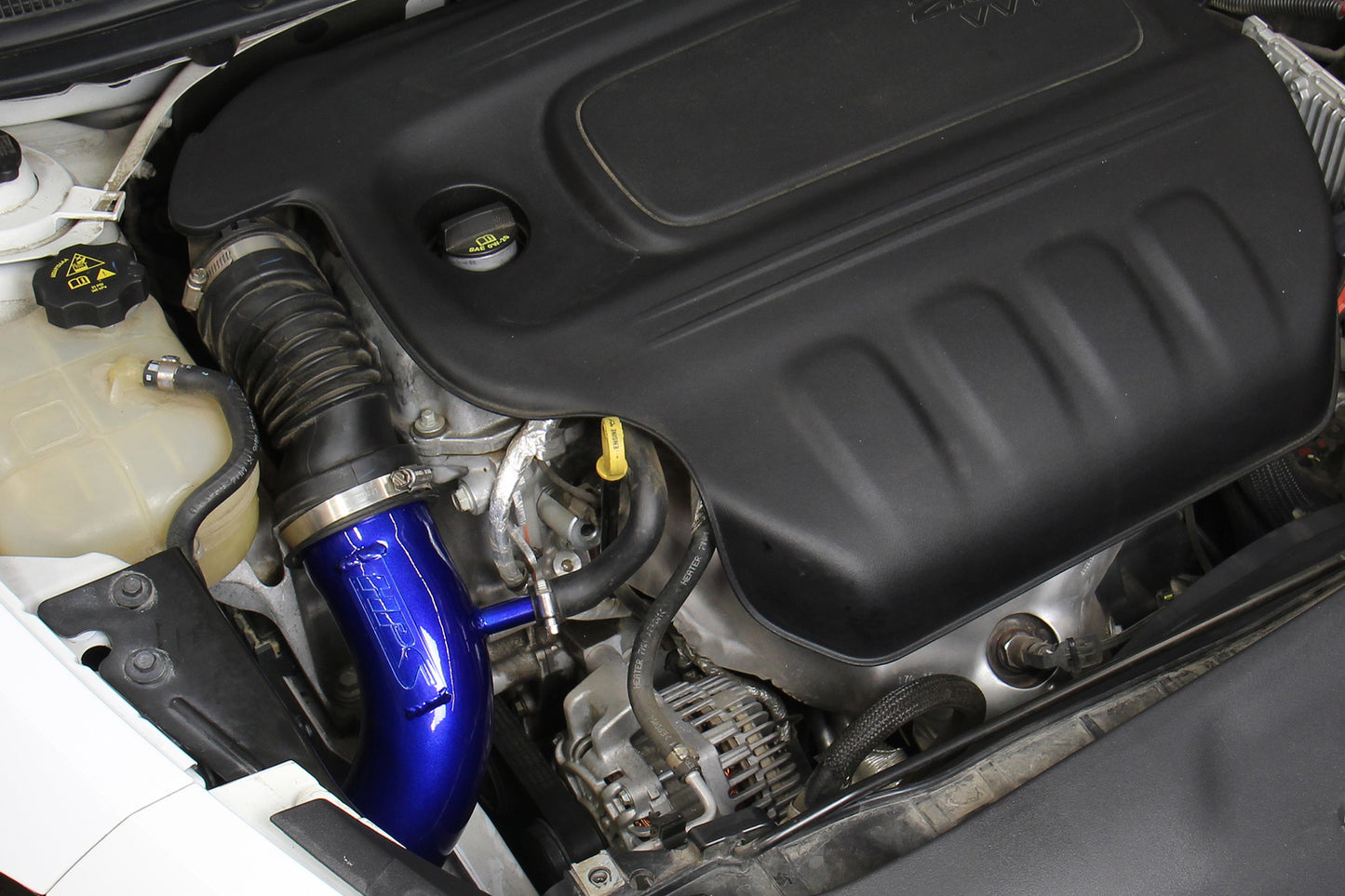 HPS Cold Air Intake Kit, Blue, 2013-2016 Dodge Dart 2.0L Non Turbo, 837-689BL