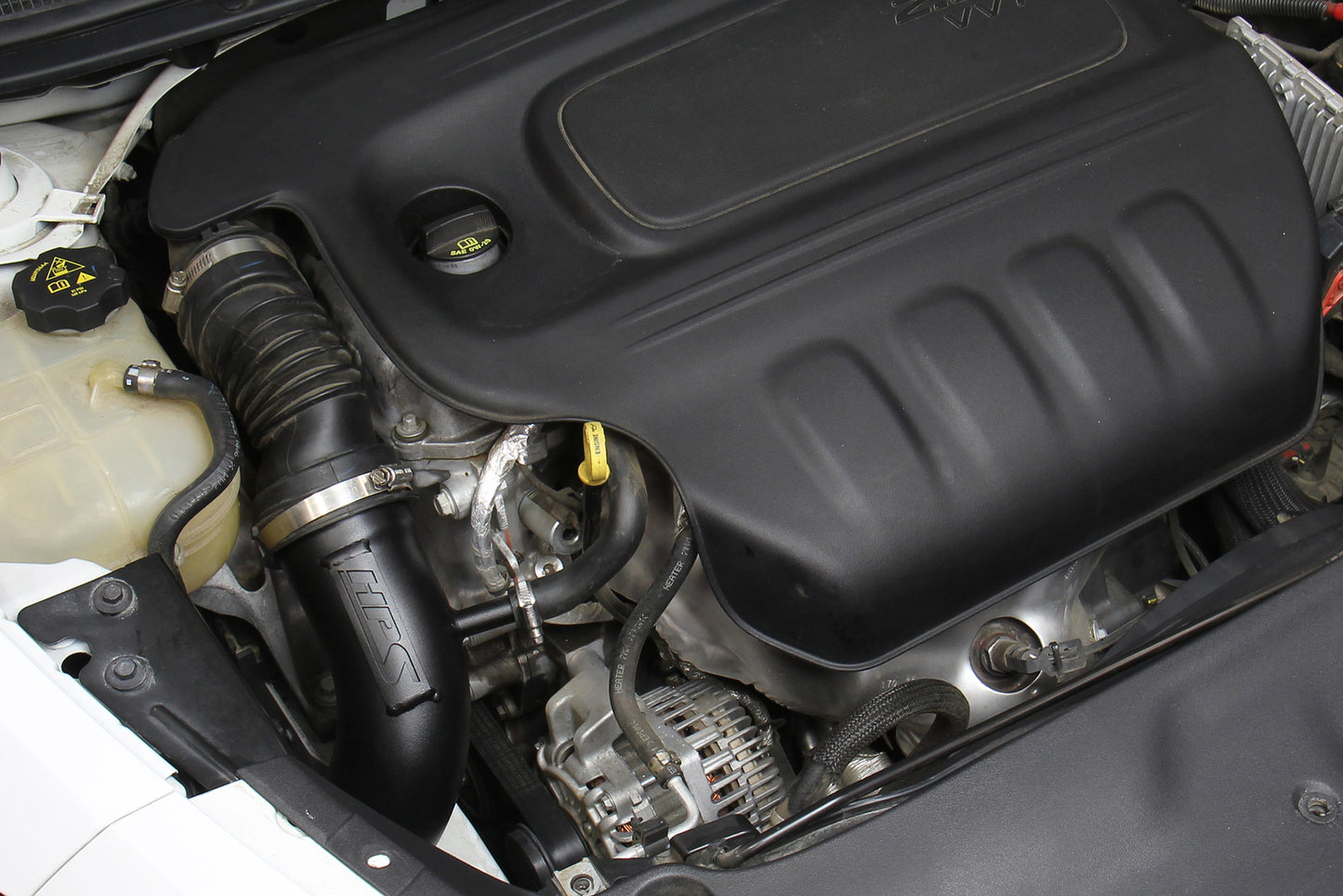 HPS Cold Air Intake Kit, Black, 2013-2016 Dodge Dart 2.0L Non Turbo, 837-689WB