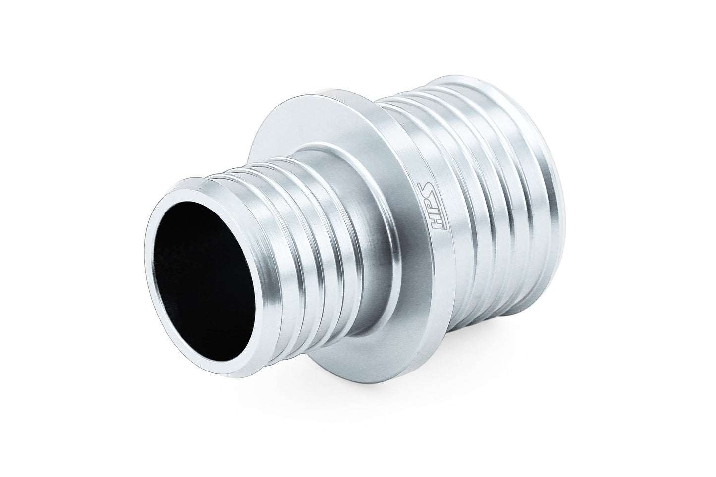 HPS 1-1/4" - 1-1/2" OD Billet 6061 Aluminum Joiner Hose Reducer Union Connector, Silver