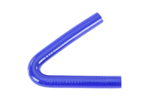 HPS 1/4" Silicone 135 Degree Elbow Coupler Hose, High Temp 4-ply Reinforced (6.5mm ID), Blue