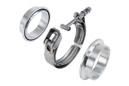 HPS Stainless Steel Quick Release 2" V-Band Clamp Kit with Aluminum Flange