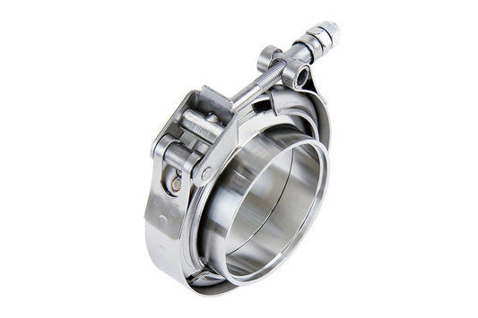 HPS 100% Stainless Steel V Band Exhaust Clamp with Stainless Steel Flange VCKIT-SS-200