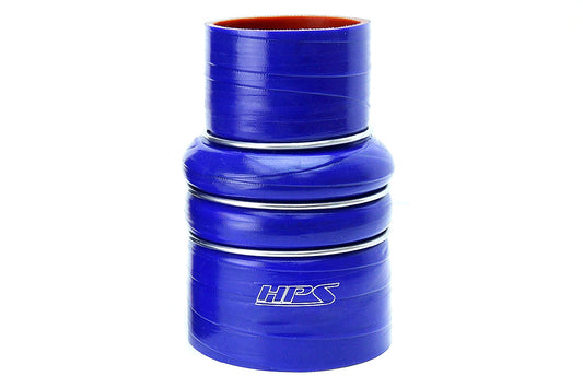 HPS 2-1/2" - 3", Silicone Charge Air Cooler CAC Reducer Hose, 6" Long, High Temp 4-ply Reinforced, Cold Side