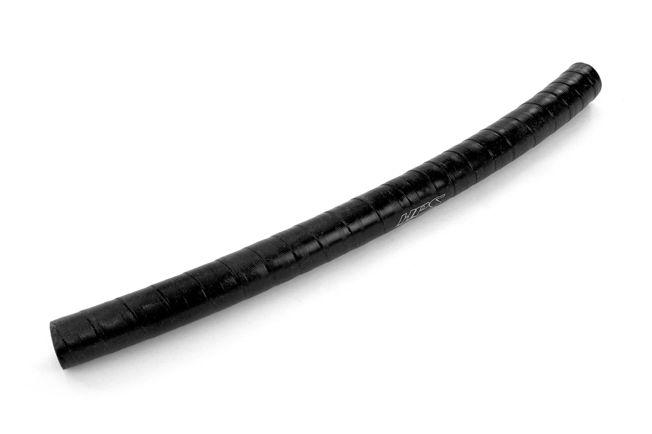 HPS 1/4" (6mm), 1 Feet Long, FKM Lined Oil Resistant Silicone Hose, High Temp Reinforced, Black