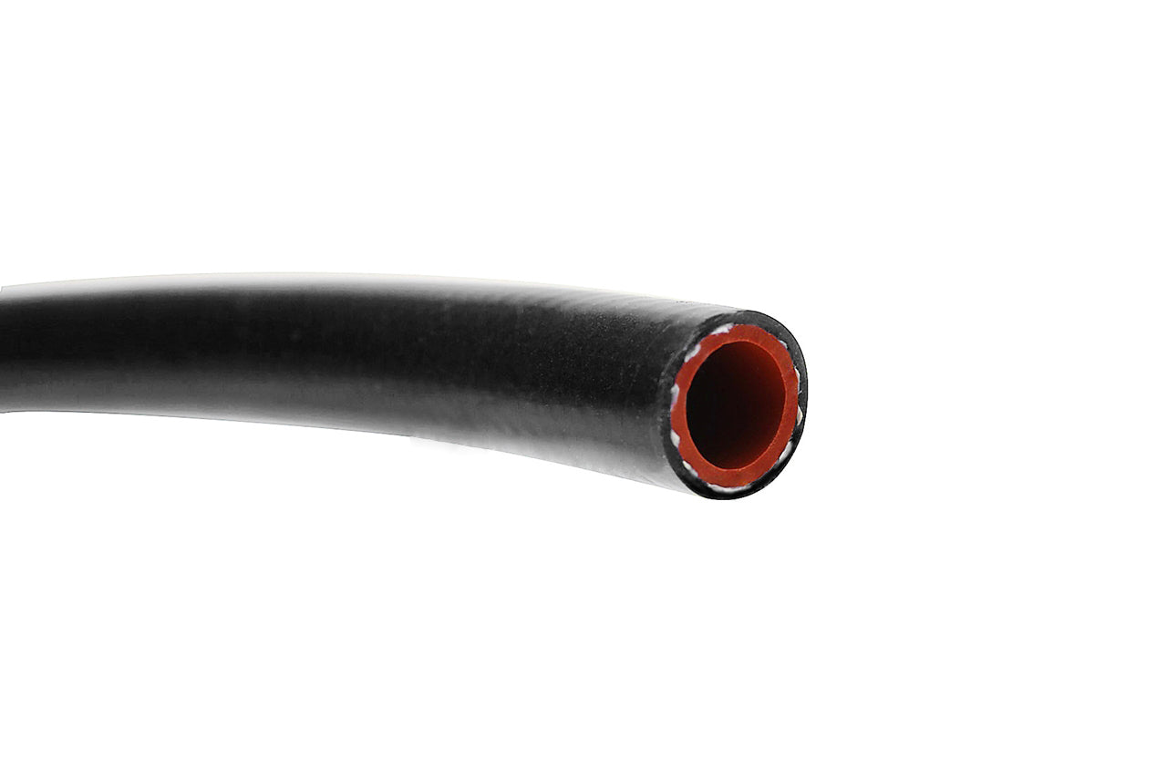 HPS 1" (25mm) High Temp Reinforced Silicone Heater Hose Tubing, Sold per feet, Black