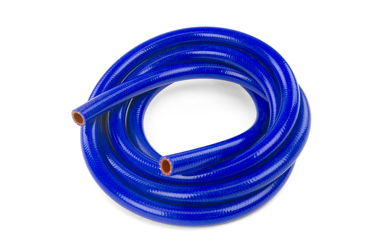 HPS 1/2" (13mm) High Temp Reinforced Silicone Heater Hose Tubing, 10 Feet, Blue