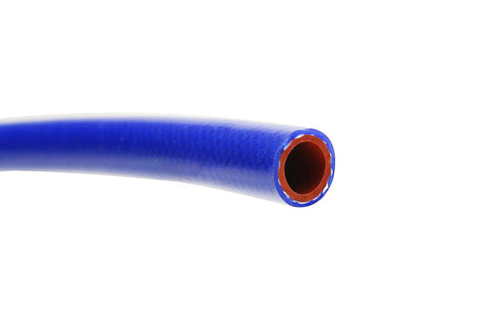 HPS 5/32" (4mm) High Temp Reinforced Silicone Heater Hose Tubing, Sold per feet, Blue