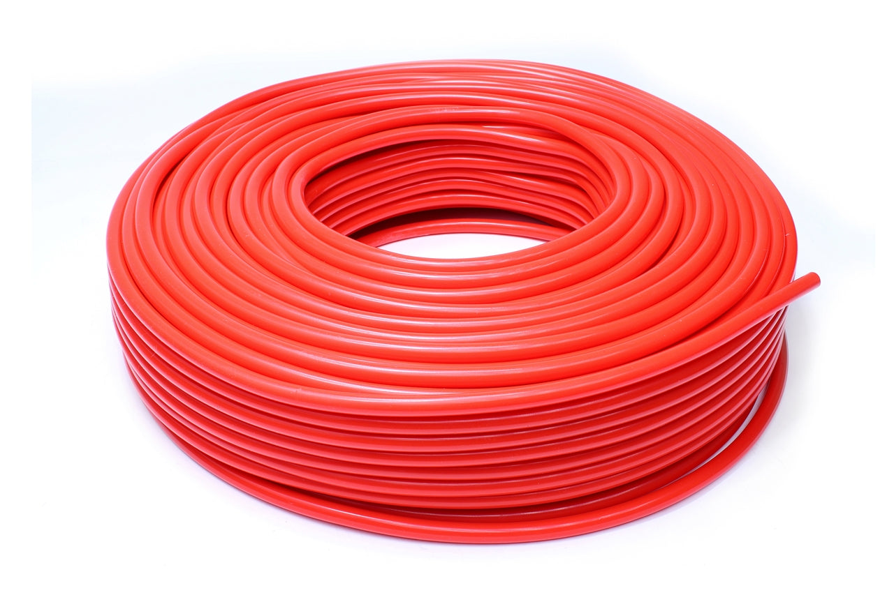 HPS 5/32" (4mm), Silicone Vacuum Hose Tubing, 100 feet roll, Red