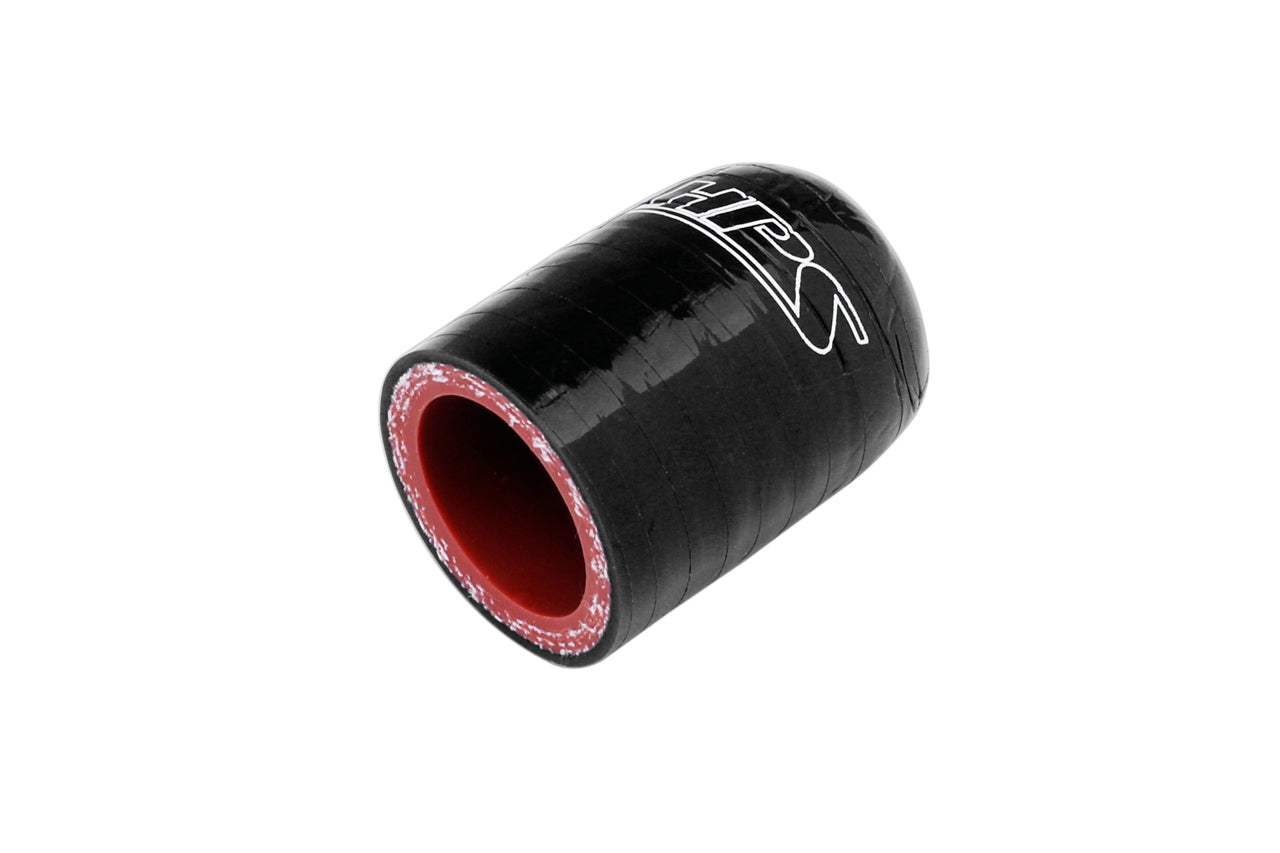 HPS 7/16" (11mm) Silicone Coolant Cap Bypass Heater, High Temp 3-ply Reinforced, Black