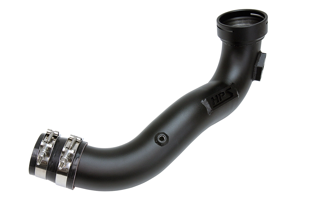 HPS Intercooler Charge Pipe Cold Side, Black, 11-13 BMW 135i N55 3.0L Turbo, 17-107WB