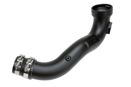 HPS Intercooler Charge Pipe Cold Side, Black, 11-13 BMW 335i N55 3.0L Turbo E90, 17-107WB