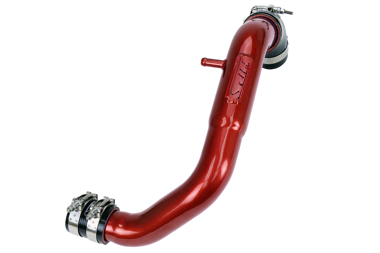 HPS Intercooler Charge Pipe Hot Side, Red, 2018-2021 Lexus NX300 2.0L Turbo, 17-110R