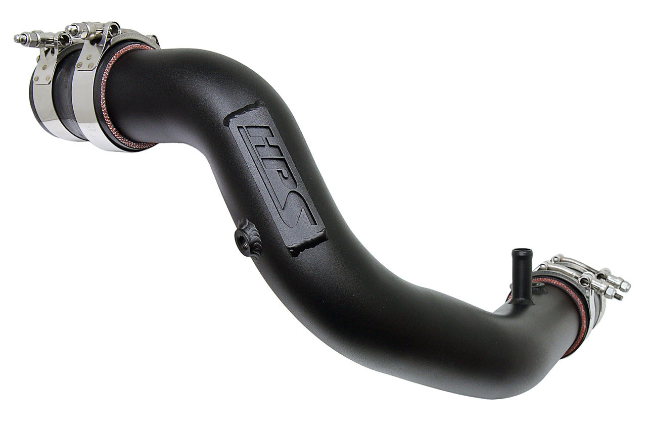 HPS Intercooler Charge Pipe Hot Side, Black, 16-17 Lexus RC200t RC Turbo 2.0L, 17-122WB