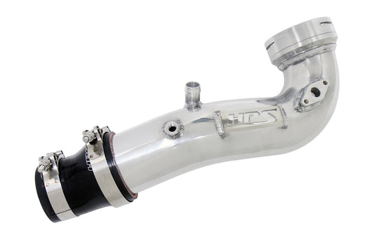 HPS Intercooler Charge Pipe Cold Side, Polished, BMW 2013-2015 740 3.0L Turbo N55, 17-127P