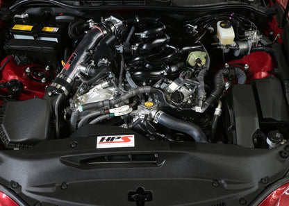 HPS Performance Air Intake Tube, Black, 2014-2015 Lexus IS250 2.5L V6 F-Sport, 27-559WB