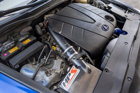 HPS Performance Air Intake Tube, Polished, Lexus 2006-2013 IS350 3.5L V6, 27-710P