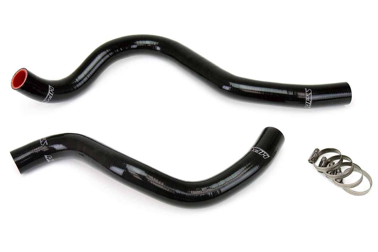 HPS Performance Silicone Radiator Hoses Acura 1998-2002 CL 3.2L V6, Black, 57-1393-BLK
