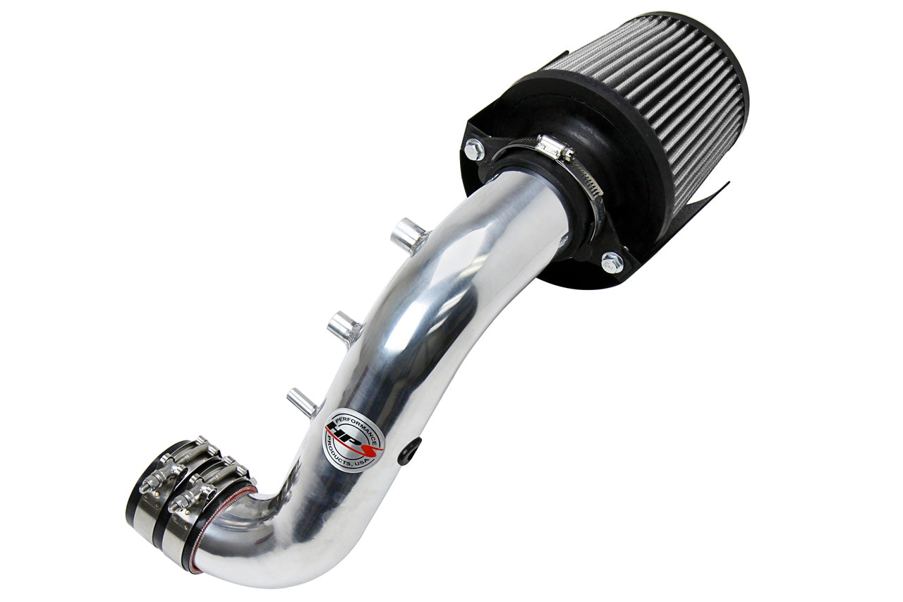 HPS Performance Air Intake Kit, Polished, 2002-2005 Honda Civic Si 2.0L, 827-121P