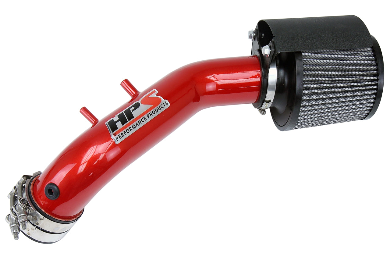 HPS Performance Air Intake Kit, Red, 2003-2006 Honda Accord 2.4L without MAF Sensor, 827-122R