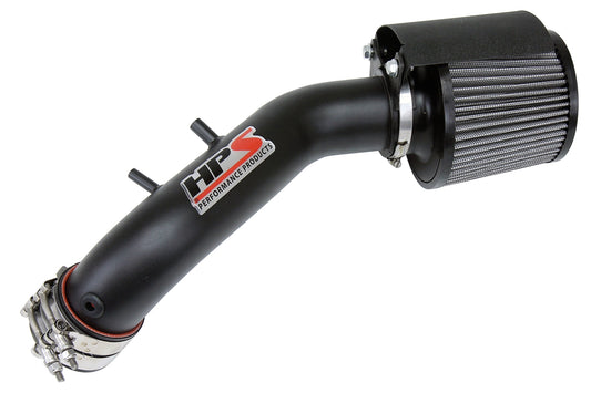 HPS Performance Air Intake Kit, Black, 2003-2006 Honda Accord 2.4L without MAF Sensor, 827-122WB