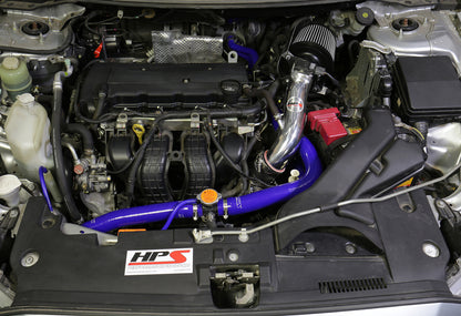 HPS Performance Air Intake Kit, Black, 2008-2014 Mitsubishi Lancer 2.0L / 2.4L NonTurbo, 827-162WB