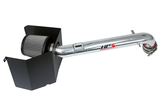 HPS Performance Air Intake Kit, Polished, 2005-2022 Toyota Tacoma Pickup 2.7L, 827-169P