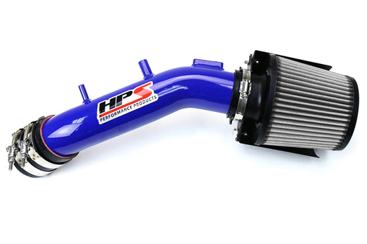 HPS Performance Air Intake Kit, Blue, 2003-2007 Honda Accord 2.4L with MAF Sensor SULEV, 827-173BL