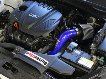 HPS Performance Air Intake Kit, Blue, 2011-2014 Hyundai Sonata 2.4L, 827-267BL