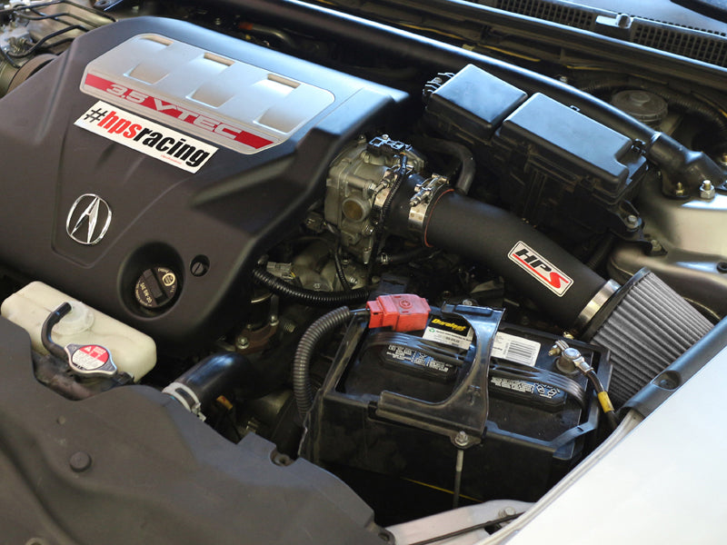 HPS Performance Air Intake Kit, Black, 2003-2007 Honda Accord 3.0L V6, 827-275WB