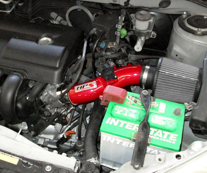 HPS Performance Air Intake Kit, Red, 2003-2004 Pontiac Vibe 1.8L 1ZZ-FE, 827-513R