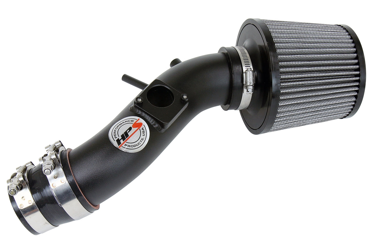 HPS Performance Air Intake Kit, Black, 2003-2004 Toyota Corolla 1.8L 1ZZ-FE, 827-513WB