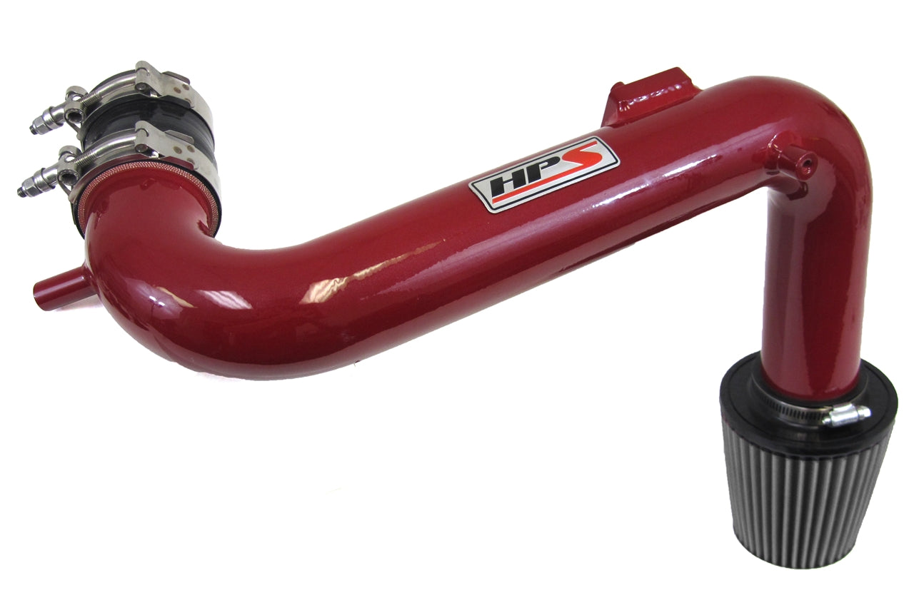 HPS Performance Air Intake Kit, Red, 2012-2015 Scion iQ 1.3L US-Spec, 827-527R