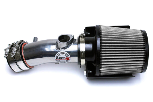 HPS Performance Air Intake Kit, Polished, 2012-2013 Mazda Mazda3 2.0L Skyactiv, 827-531P