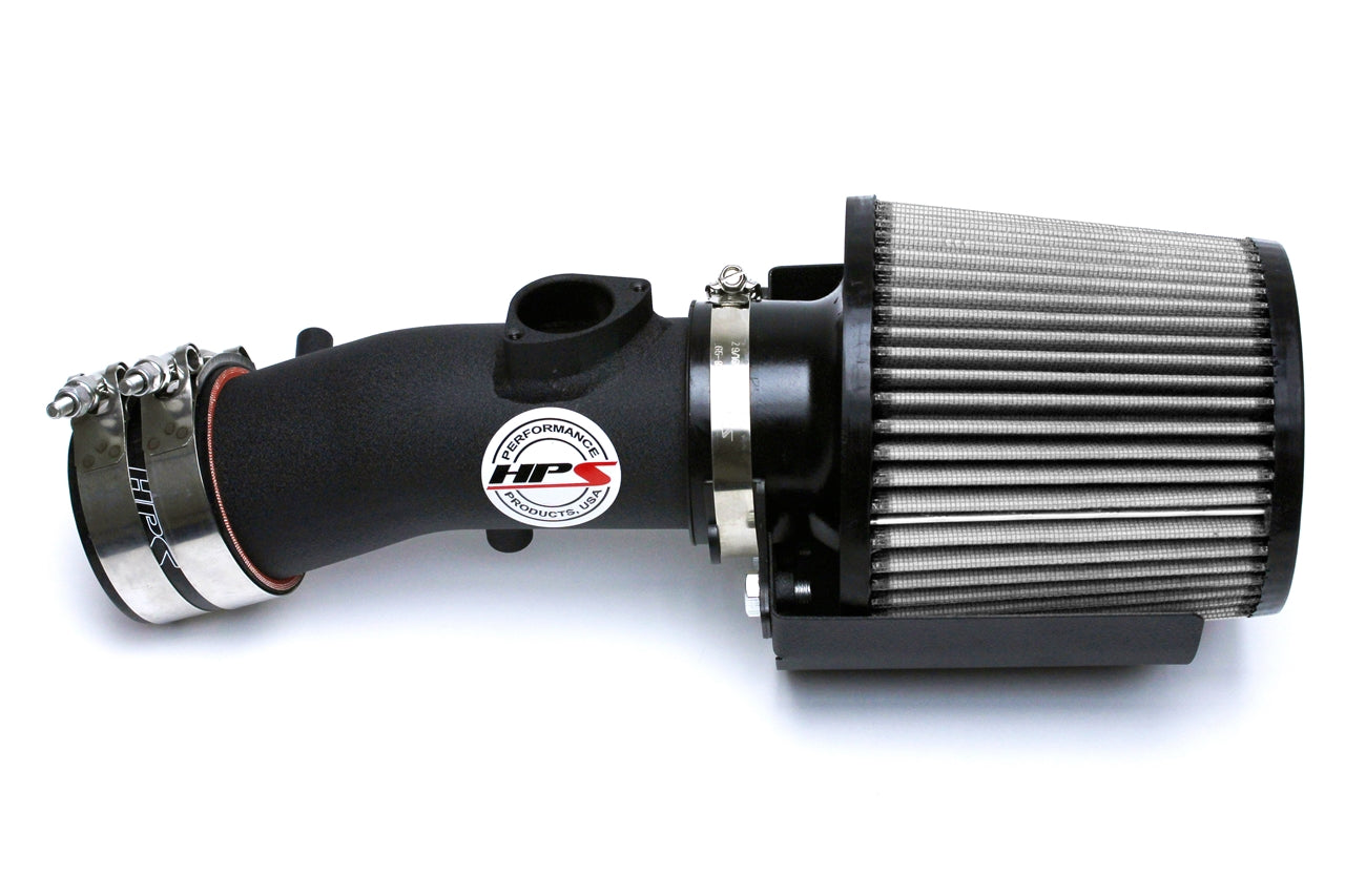 HPS Performance Air Intake Kit, Black, 2012-2013 Mazda Mazda3 2.0L Skyactiv, 827-531WB