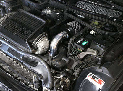 HPS Performance Air Intake Kit, Polished, 2006 Mini Cooper S 1.6L Supercharged with Manual Trans., 827-544P