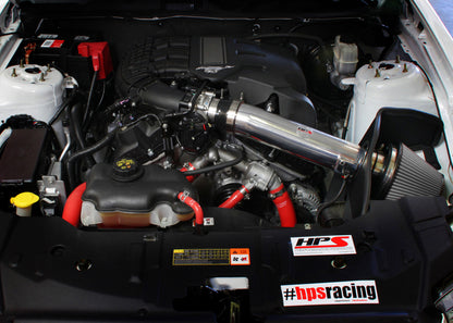 HPS Performance Air Intake Kit, Red, 2011-2014 Ford Mustang 3.7L V6, 827-561R