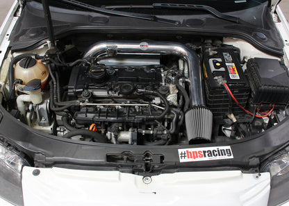 HPS Performance Air Intake Kit, Polished, 2006-2008 Volkswagen Passat 2.0T Turbo FSI Auto Trans., 827-564P