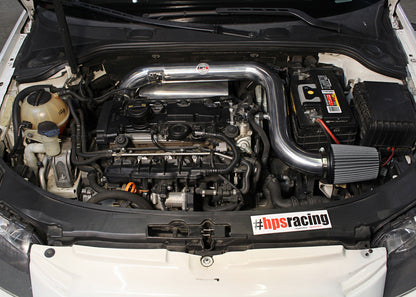 HPS Performance Air Intake Kit, Polished, 2006-2008 Volkswagen Jetta GLI 2.0T Turbo FSI, 827-565P