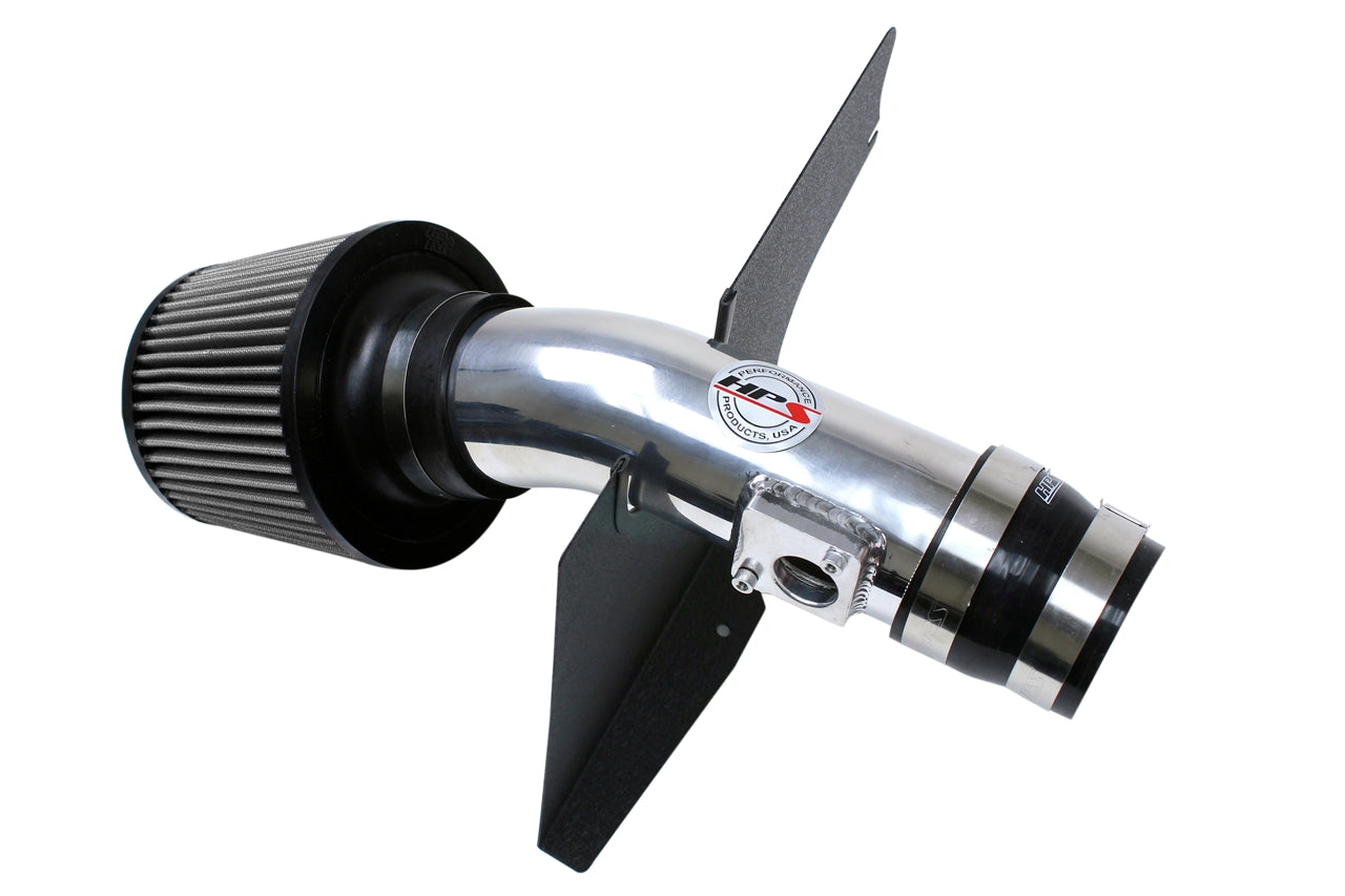 HPS Performance Air Intake Kit, Polished, 2008-2014 Subaru WRX 2.5L Turbo, 827-566P