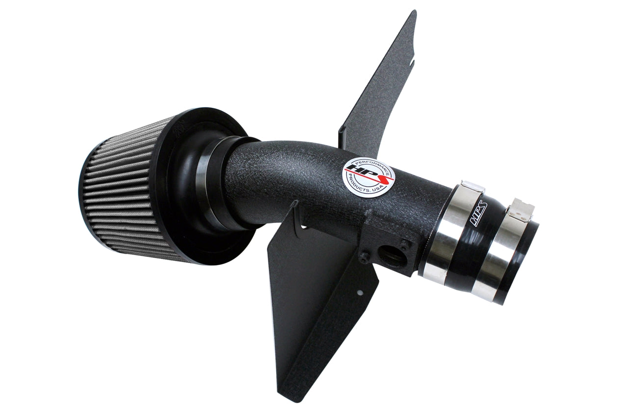 HPS Performance Air Intake Kit, Black, 2008-2014 Subaru WRX STI 2.5L Turbo, 827-566WB